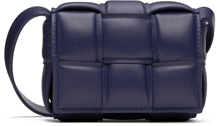 Чанта през рамо Bottega Veneta Candy Padded Cassette Bag Синьо | 716648 VCQR1, 0
