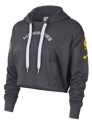 Суитчър Nike NBA Golden State Warriors Courtside City Edition Hoodie Сиво | DO0143-060