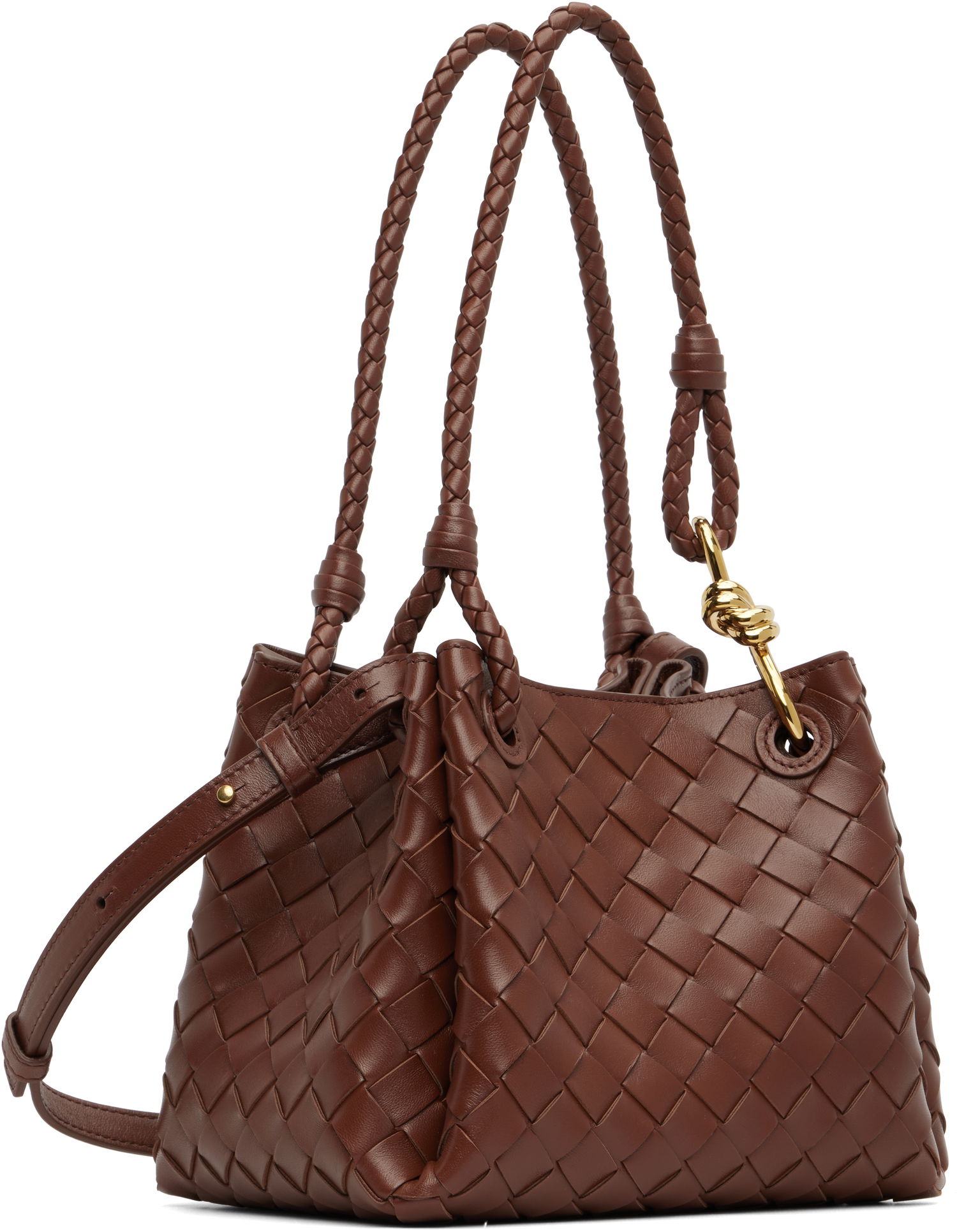 Дамска чанта Bottega Veneta Small Andiamo Bag Бяло | 796569 VCPPT, 1