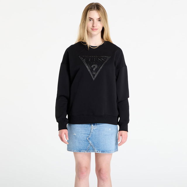 GUESS Triangle Glitter Sweatshirt