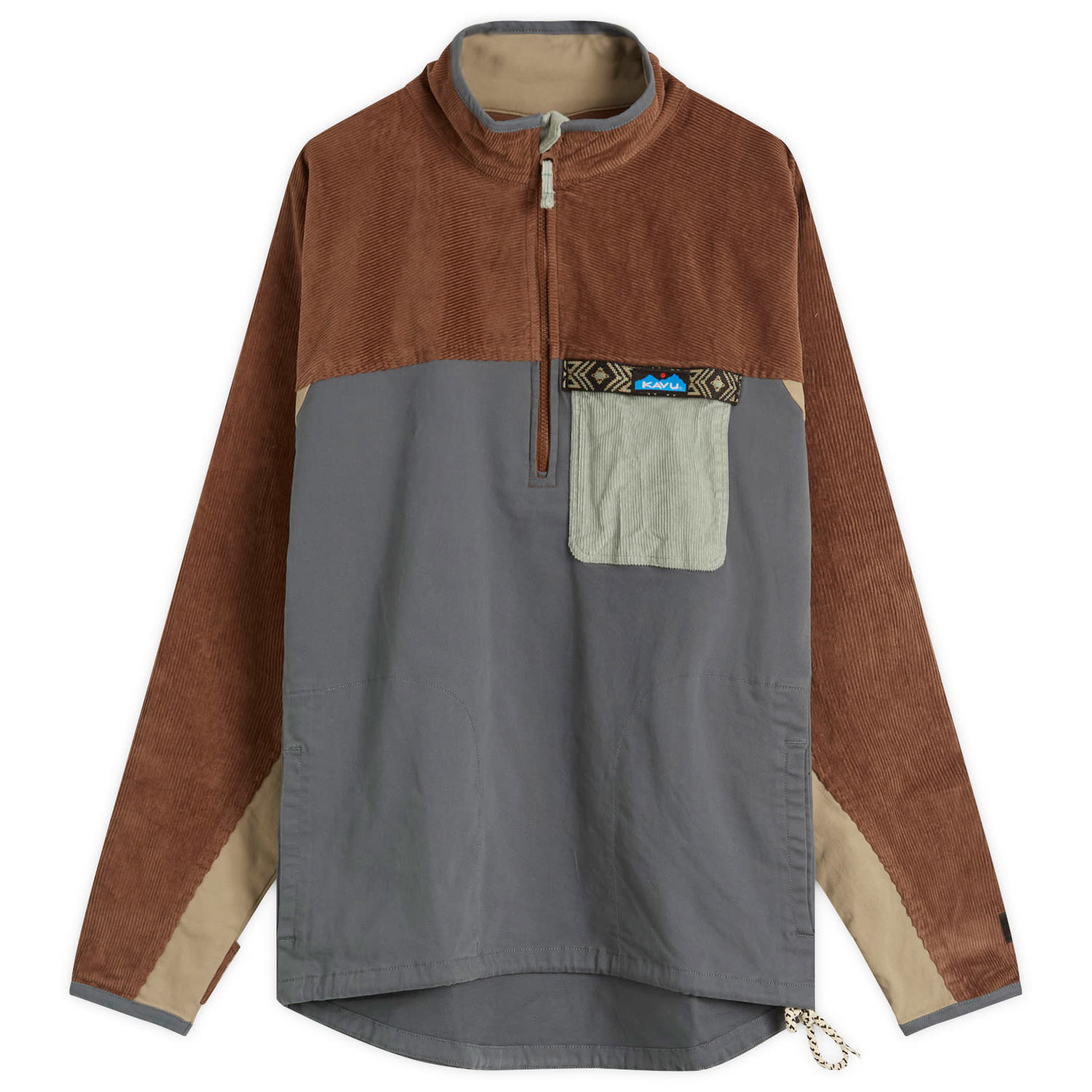 Суитчър KAVU Throwshirt Flex Pullover Кафяво | 5248-2579, 0