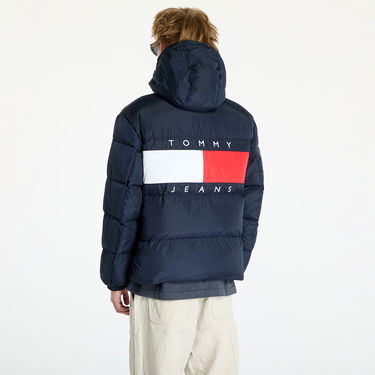 Пухо яке Tommy Hilfiger Flag Back Alaska Puffer Jacket Blue Тъмно синьо | DM0DM20479 C1G, 3