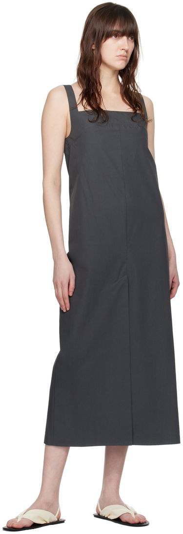 Pокля Loulou de Saison Loulou de Saison Makeen Midi Dress Сиво | MAKEEN, 3