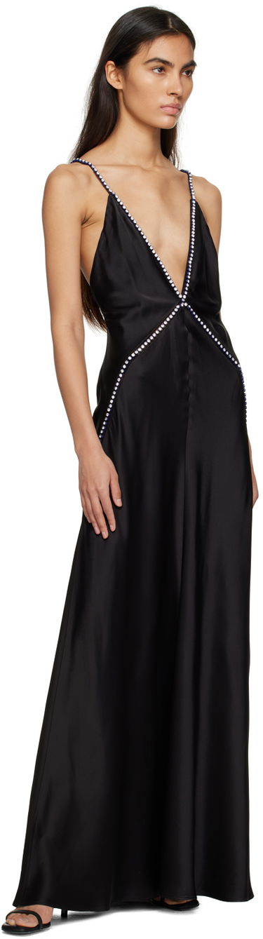 Pокля Stella McCartney Embellished Maxi Dress Черно | 6A01253AU309, 3