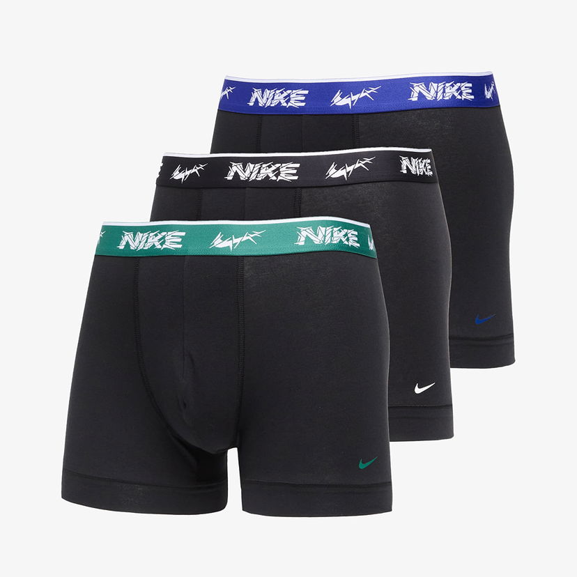 Боксерки Nike DRI-FIT Everyday Cotton Stretch Trunk 3-Pack Black Черно | 0000KE1008-EYC