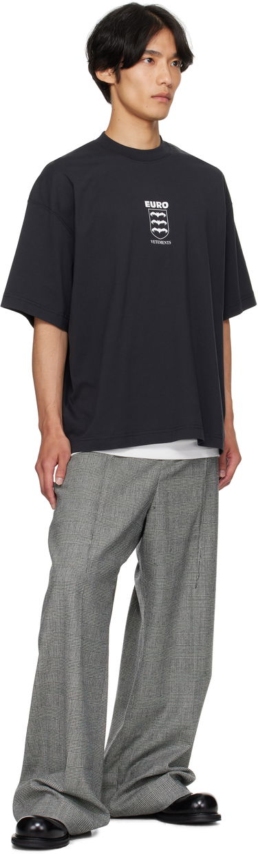 Тениска VETEMENTS Vetements Bats Logo Regular T-Shirt Черно | UH76TR650B, 3