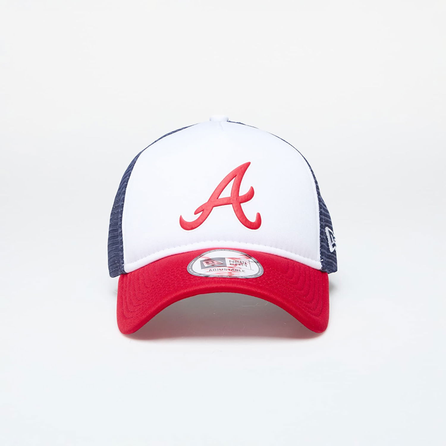 Шапка с козирка New Era Cap Atlanta Braves 9Forty Trucker Scarlet/ Navy Червено | 60503530, 0