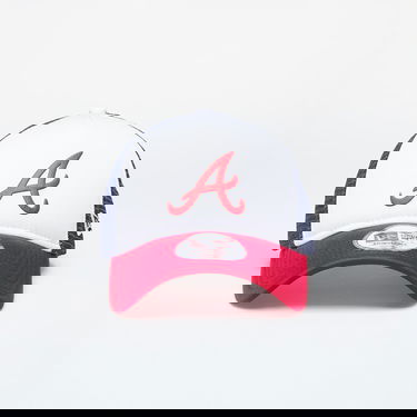 Шапка с козирка New Era Cap Atlanta Braves 9Forty Trucker Scarlet/ Navy Червено | 60503530, 0