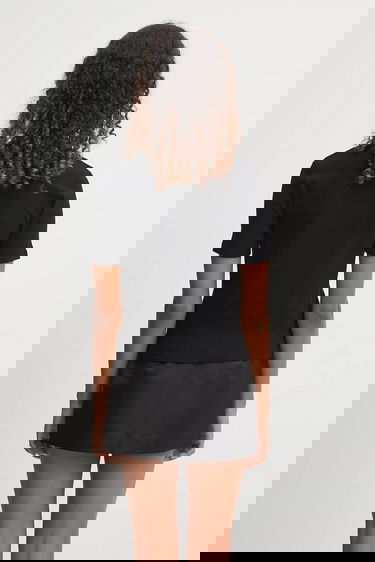 Тениска Carhartt WIP Philipa Ribbed Short Sleeve Fitted T-Shirt Черно | I035471.89XX, 2