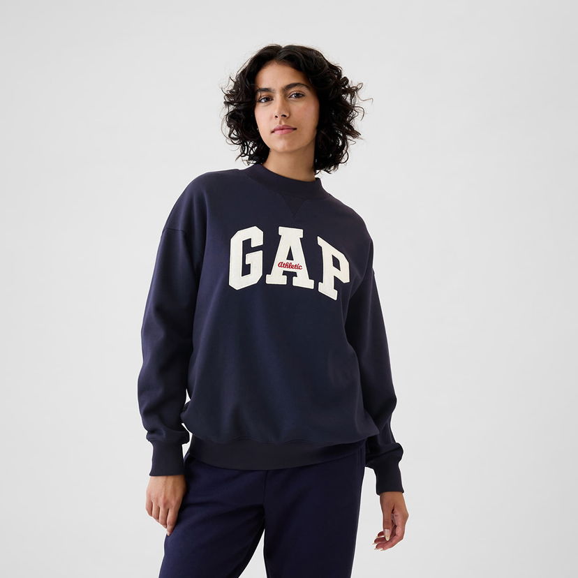 Суитчър GAP Mockneck Pullover Navy Uniform Тъмно синьо | 523574-04