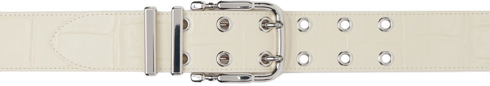 Колани BY FAR BY FAR Duo Eyelets Belt Бежово | 23CADUCEMCES, 0