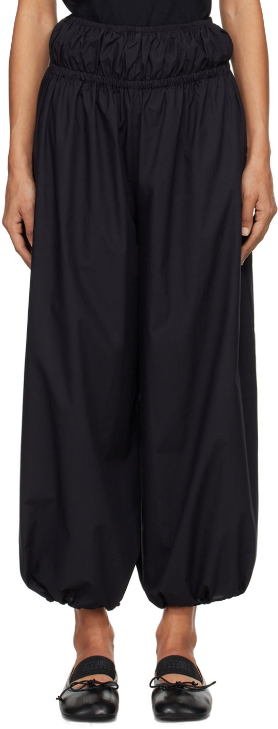 Панталони Baserange Black Point Wide Leg Trousers Черно | TRPO-PO-WI24, 0