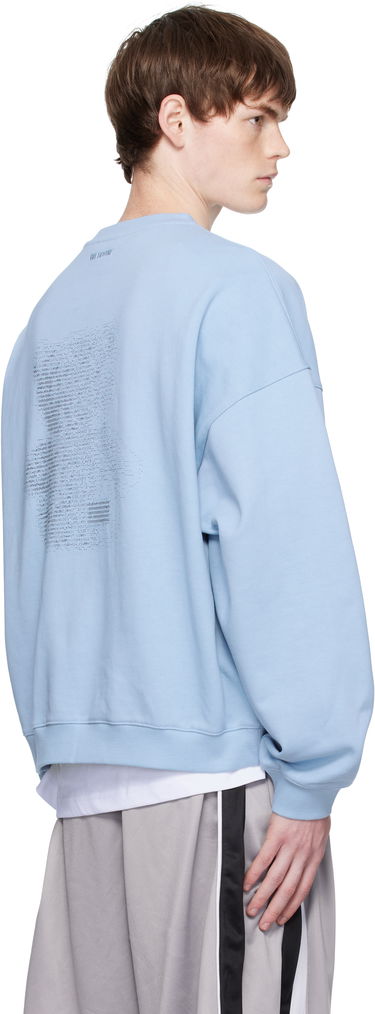 Суитчър We11done Coding Teddy Sweatshirt Синьо | WD-TS2-25-789-U-BL, 2