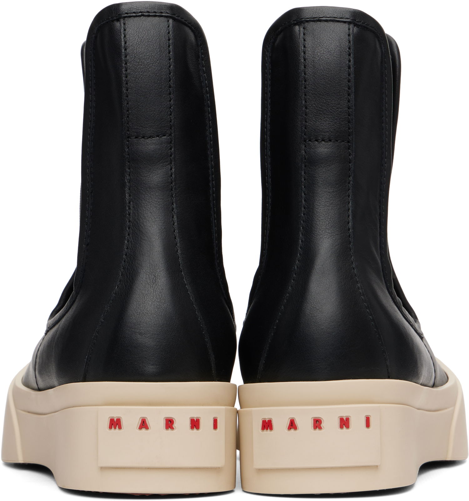 Кецове и обувки Marni Nappa Leather Pablo Chelsea Boots Черно | TCZU000402 P7226, 1