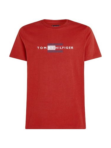 Тениска Tommy Hilfiger S/S T-Shirt Червено | MW0MW36455XNN, 3