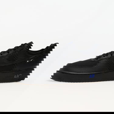 Кецове и обувки Nike Air Force 1 '07 Black/ Black-Astronomy Blue-White Черно | HM9605-001, 0