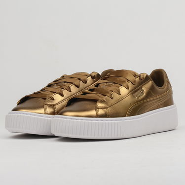 Кецове и обувки Puma Basket Platform Luxe Wn's ermine - ermine Металик | 366687 02, 0