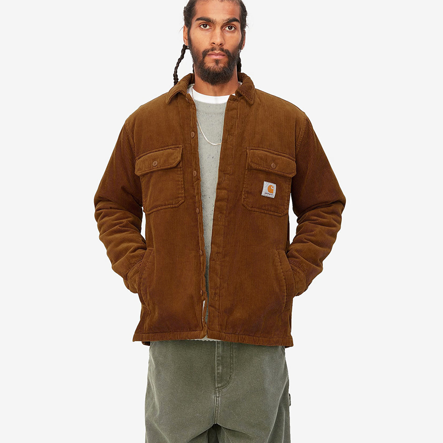 Яке Carhartt WIP Men's jacket Whitsome Jac Multicolour Кафяво | I028827.1NFXX, 0