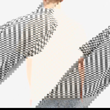 Риза ERL Checkerboard Vacation Shirt Бяло | ERL08B016-BKW, 3