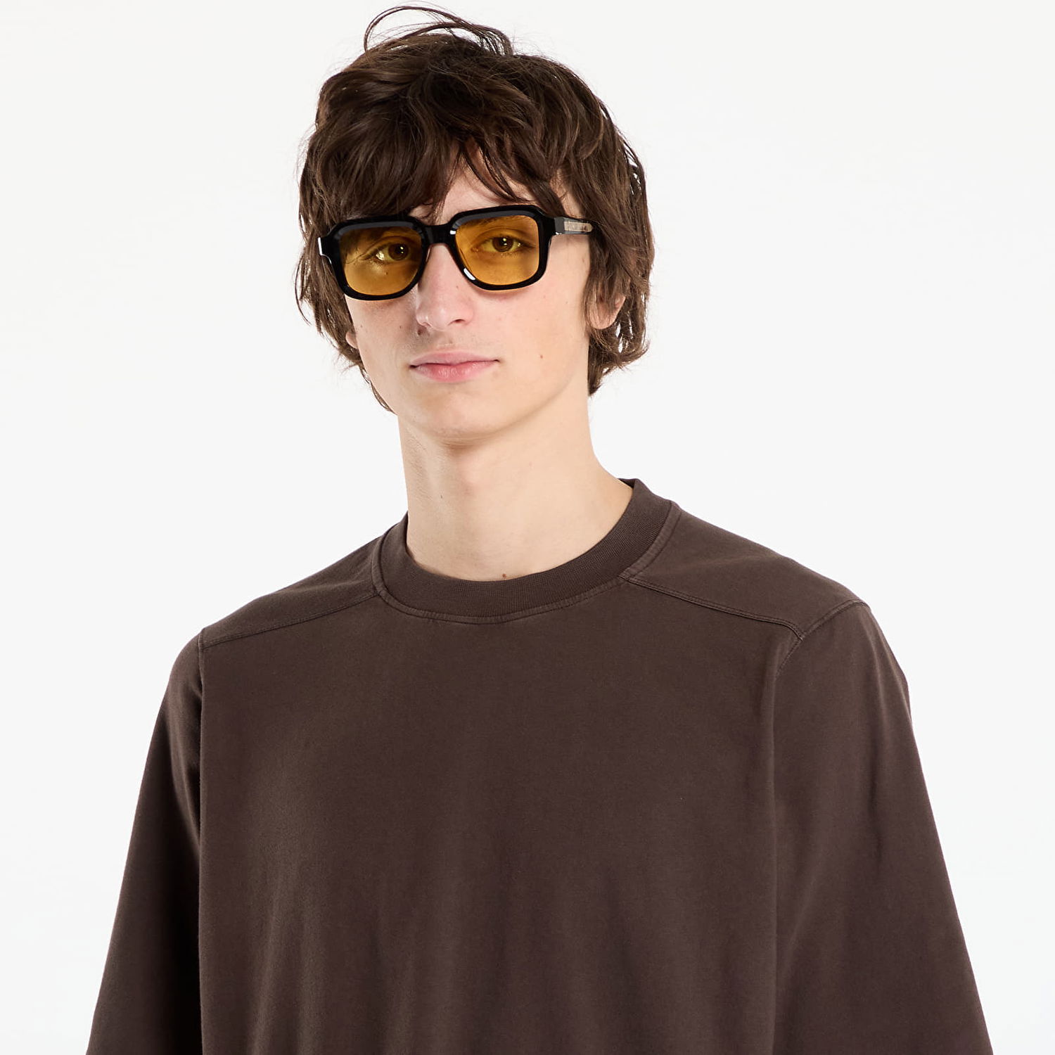 Тениска Rick Owens DRKSHDW Walrus Universal T-Shirt Кафяво | DU02E7252 RNP 78, 1