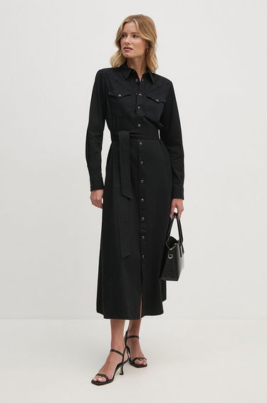 Pокля Polo by Ralph Lauren Maxi Dress Черно | 211941456, 1