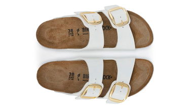 Кецове и обувки Birkenstock Madrid Big Buckle Birko-Flor Бяло | 1019818, 2