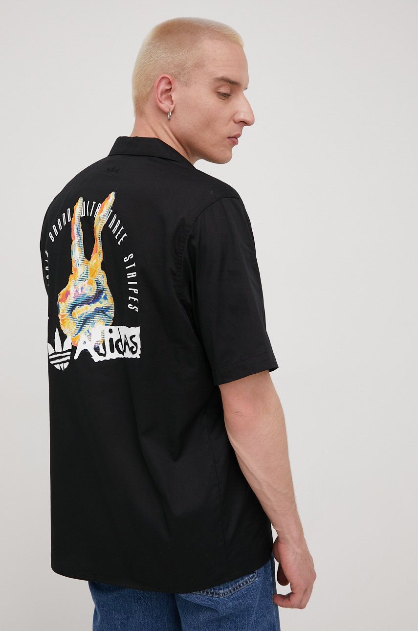 Риза adidas Originals adidas Originals HT1654 Regular Fit T-Shirt Черно | HT1654, 0