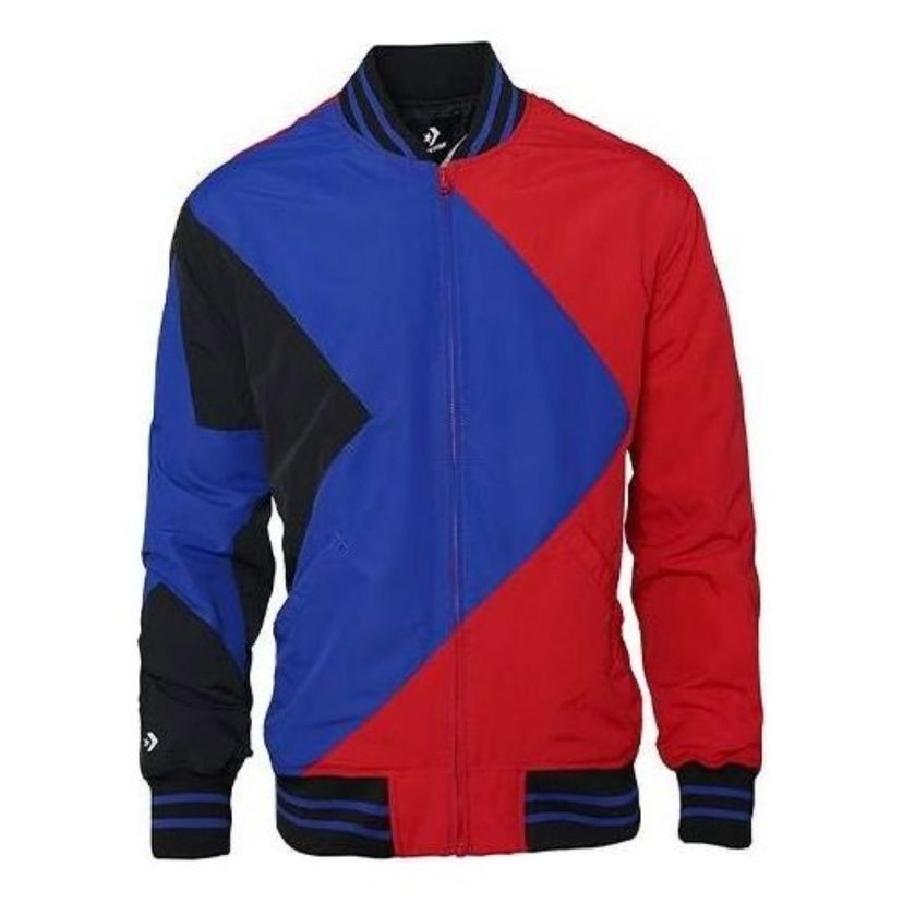 Яке бомбър Converse Colorblock Baseball Jacket Червено | 10008249-A02