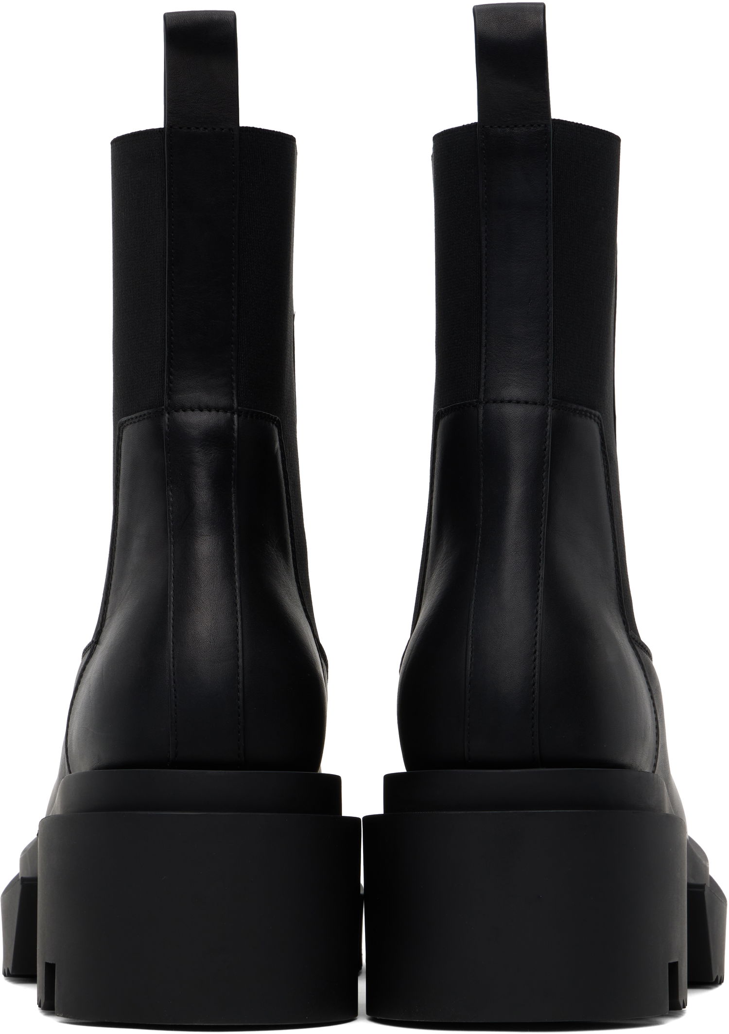 Облекло Rick Owens Rick Owens Hollywood Beatle Bogun Chelsea Boots Черно | RU01E5832 LOO, 1