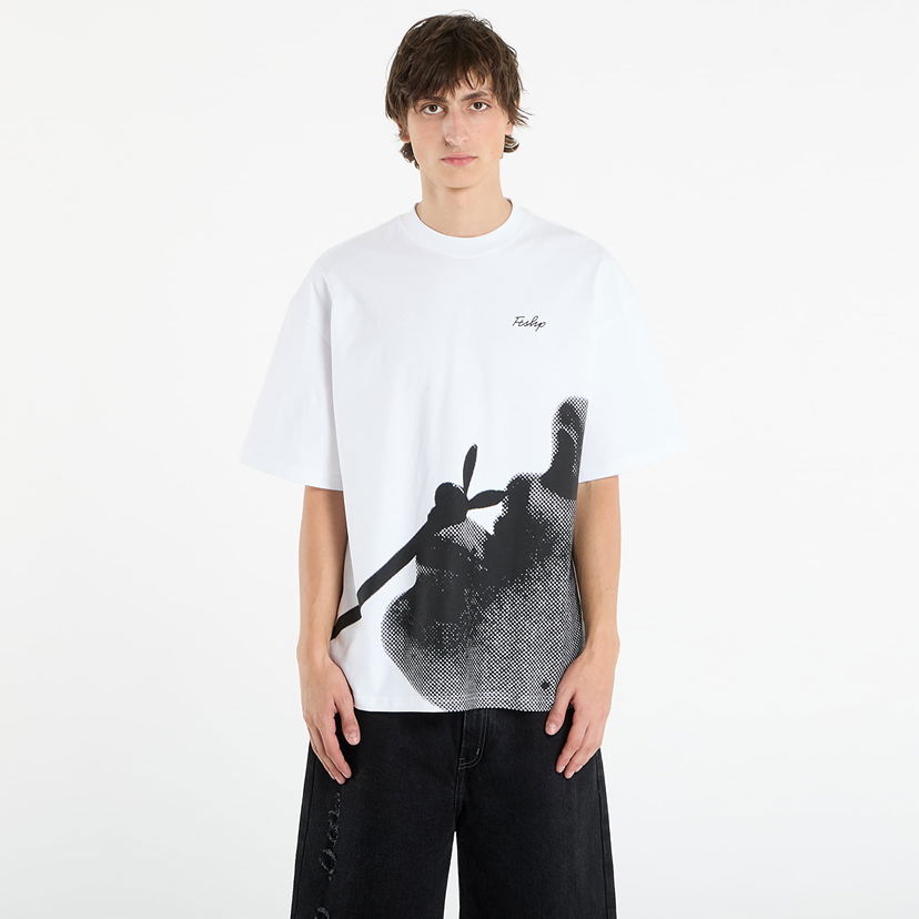 Тениска Footshop Playboy x FTSHP Straw T-Shirt UNISEX White Бяло | FTSHP_530