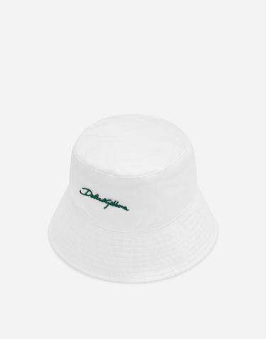 Шапка Dolce & Gabbana Logo Bucket Hat Бяло | GH895AGI334W0800, 1