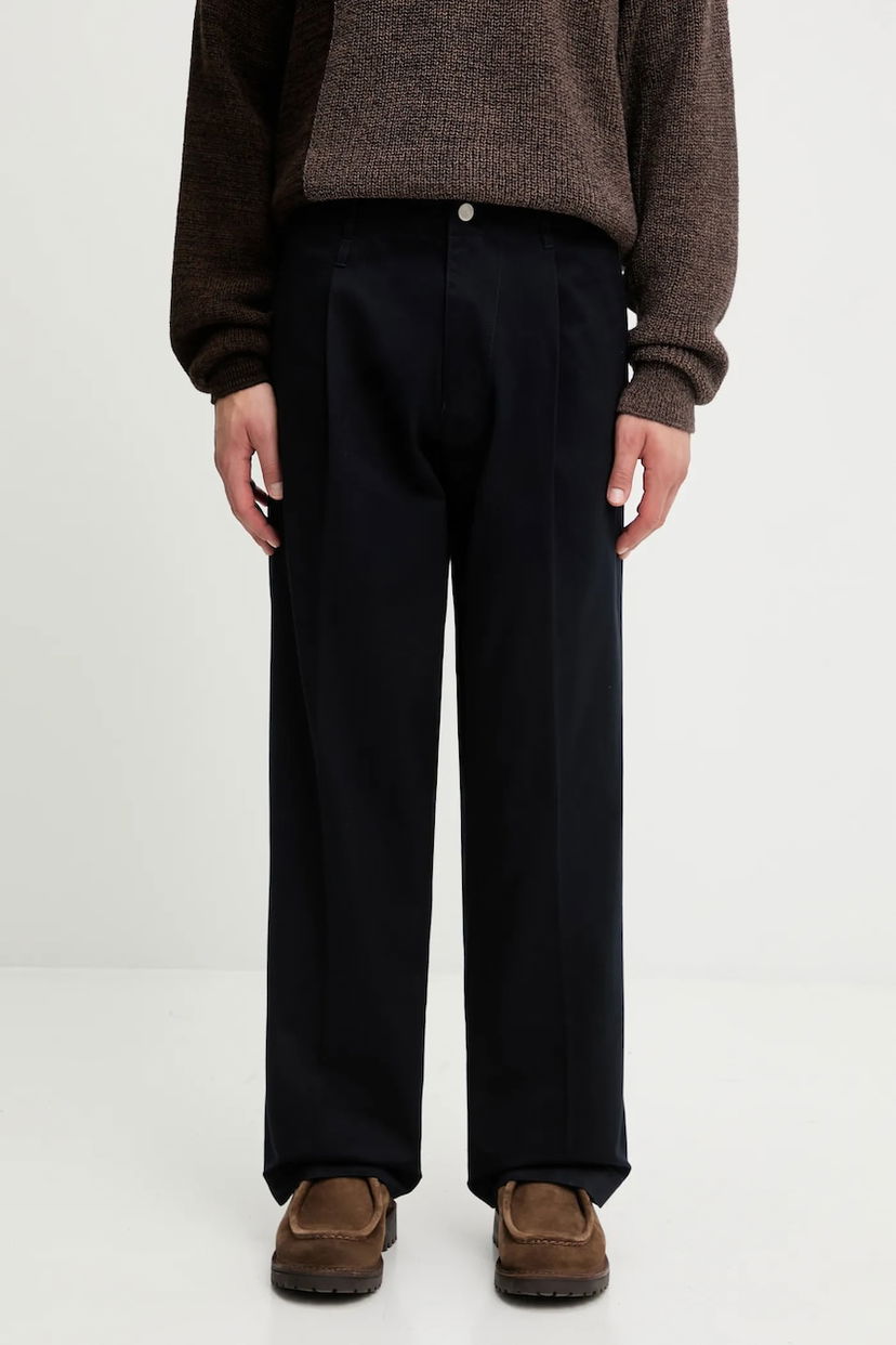 Панталони Human Made Human Made SKATER Pleated Trousers Черно | HM30PT013