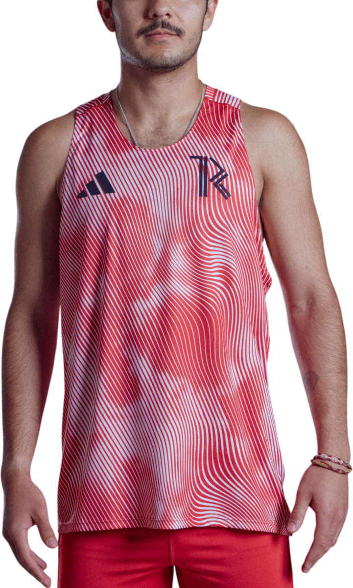 Потник adidas Originals Adizero TRC x Top4Running Singlet Червено | iy7861-trc, 0