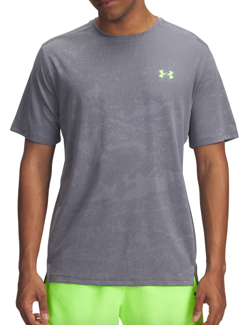 Тениска Under Armour Tech Vent Jacquard Short Sleeve T-Shirt Сиво | 1377052-025, 0