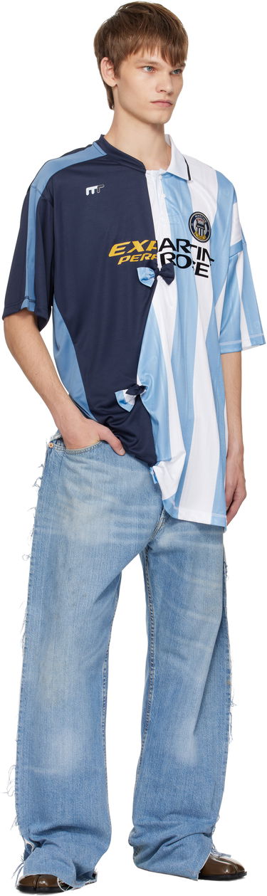 Тениска Martine Rose Martine Rose Collage Football T-Shirt Синьо | 189JT14531, 3