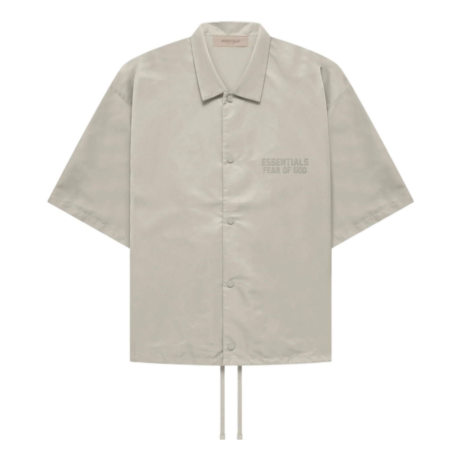 Риза Fear of God Essentials Nylon Coach Shirt Бежово | FOG-FW22-741, 0