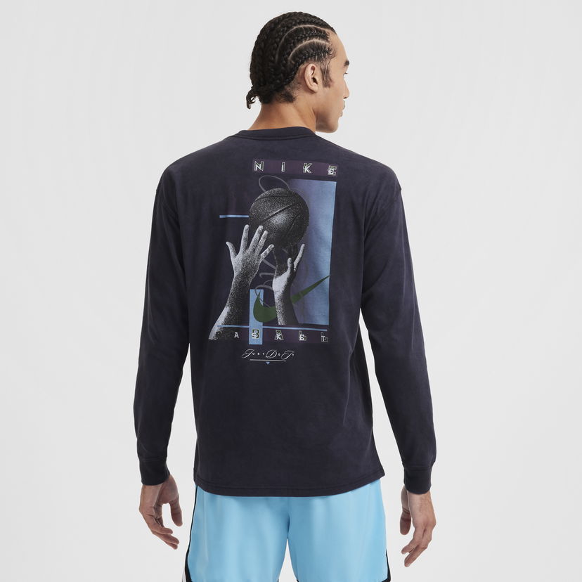 Тениска Nike Max90 Long Sleeve T-Shirt With Print Черно | HF6195-010