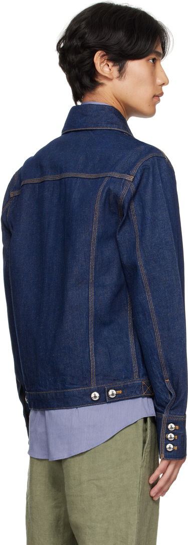 Яке Vivienne Westwood Vivienne Westwood Worker Denim Jacket Синьо | 2801000I-W0163-, 2
