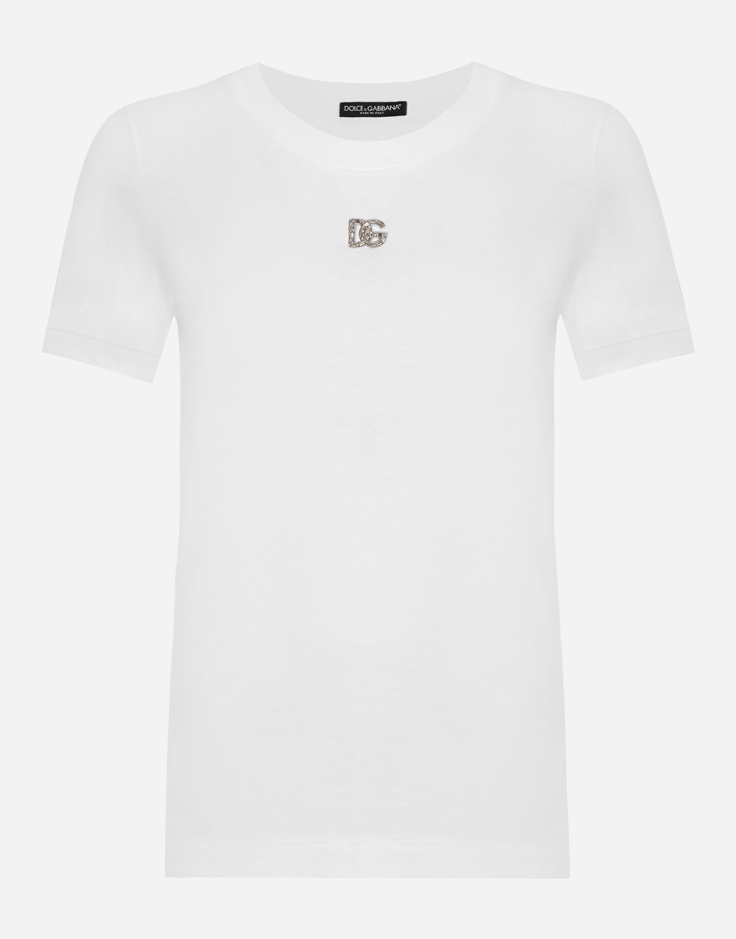 Тениска Dolce & Gabbana T-shirt M/corta Giro Бяло | F8U08ZG7B3UW0800, 0