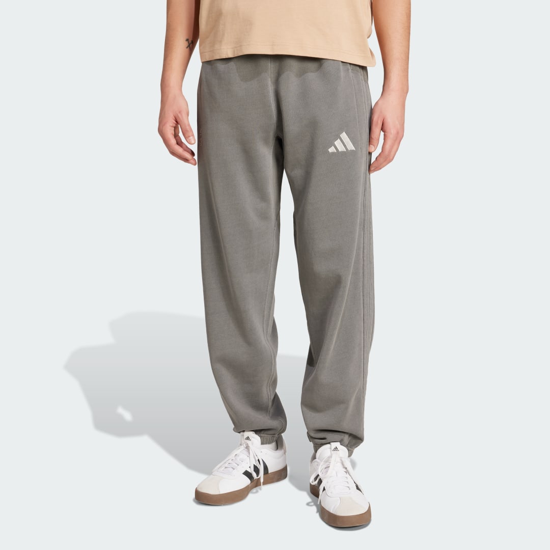 Спортни панталони adidas Performance ALL SZN French Terry Washed Loose Pants Сиво | JL6524, 0