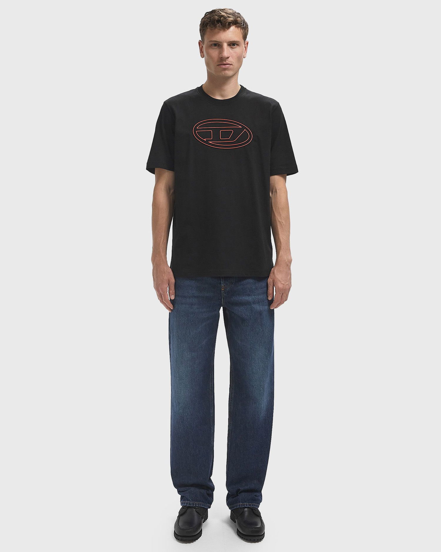 Дънки Diesel D-Macro Wide-Leg Jeans Синьо | A11598-09I27-01, 1