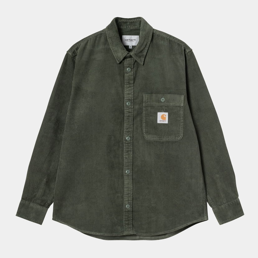 Риза Carhartt WIP Carhartt WIP Flint Long Sleeve Shirt Зелено | I035837_9