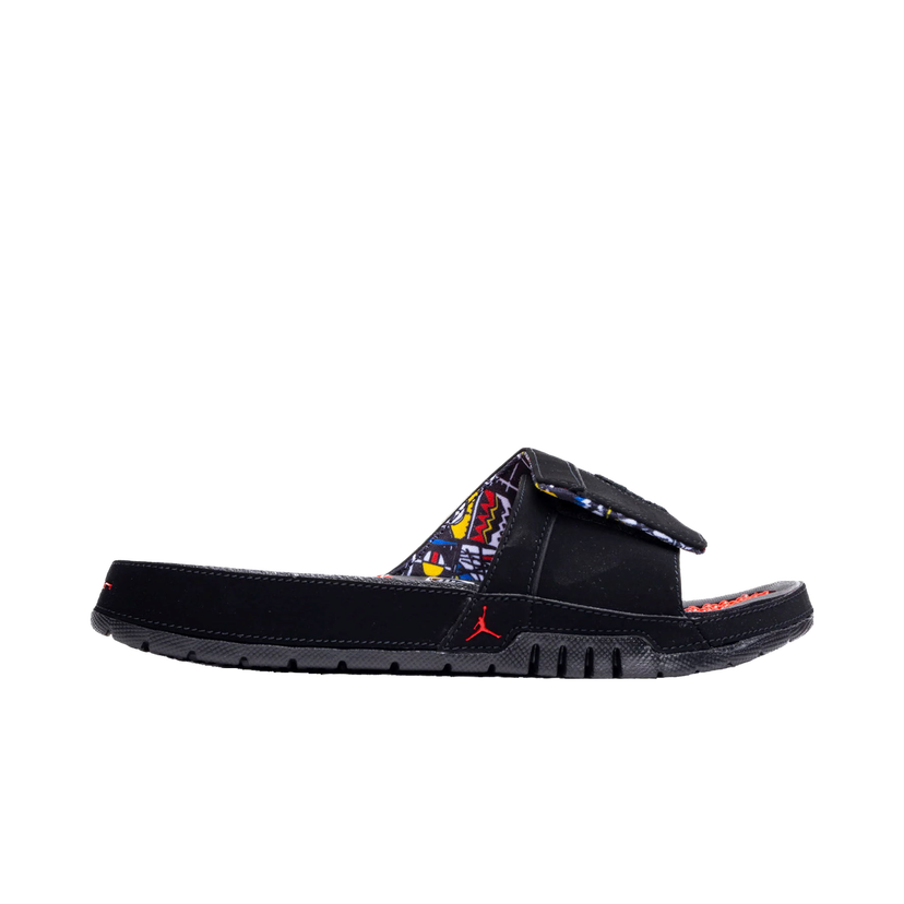 Кецове и обувки Jordan Hydro 8 Retro Slide "Playoffs" Черно | FD7674-001