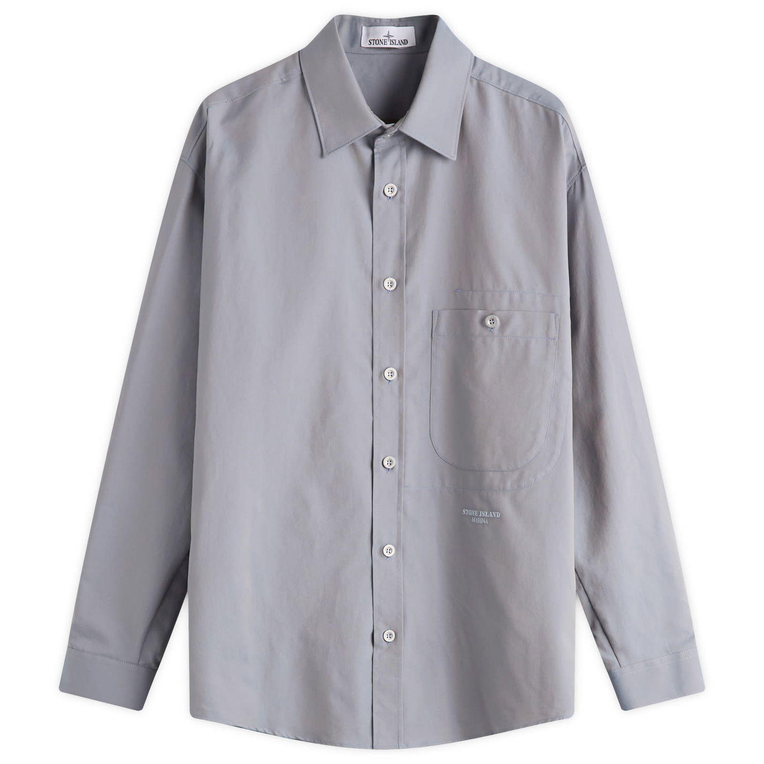 Риза Stone Island Marina Oxford Overshirt, Size Large Сиво | K2S151100003-V0040, 0