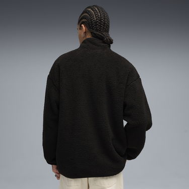 Яке Puma Essentials Elevated Relaxed Fit Faux Shearling Full-Zip Jacket Черно | 688259_01, 1
