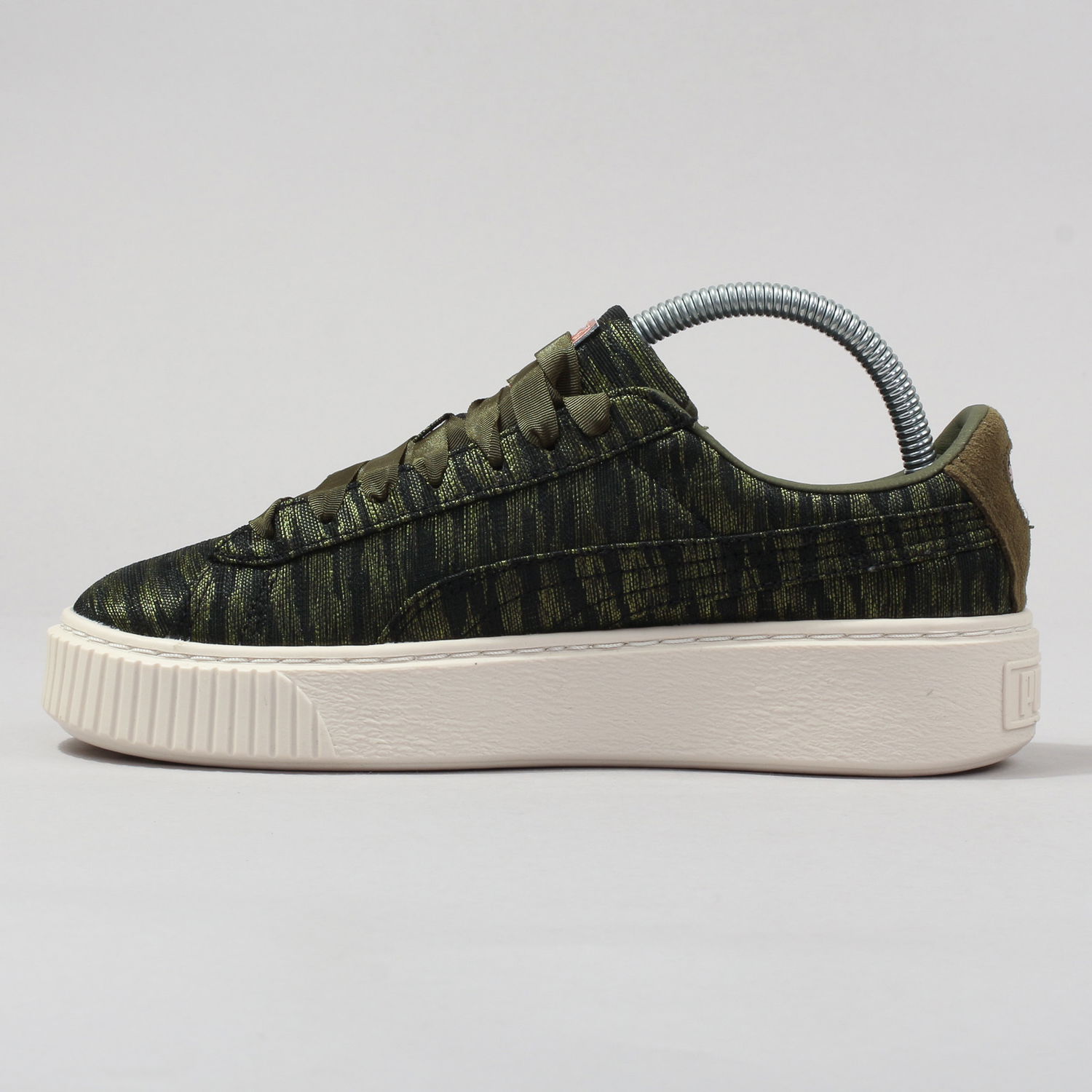 Кецове и обувки Puma Basket Platform VR Wn's olive night - olive night Зелено | 364092 01, 1