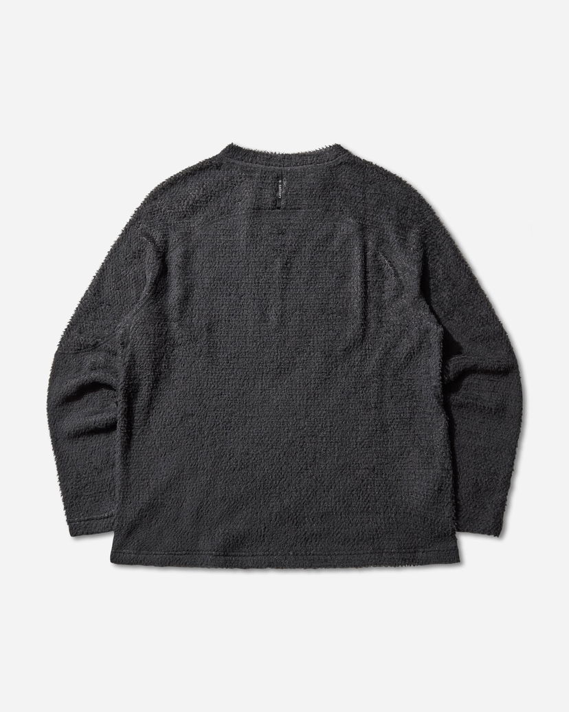 Тениска Satisfy FuzzFleece Long Sleeve T-Shirt Черно | 11067 88000