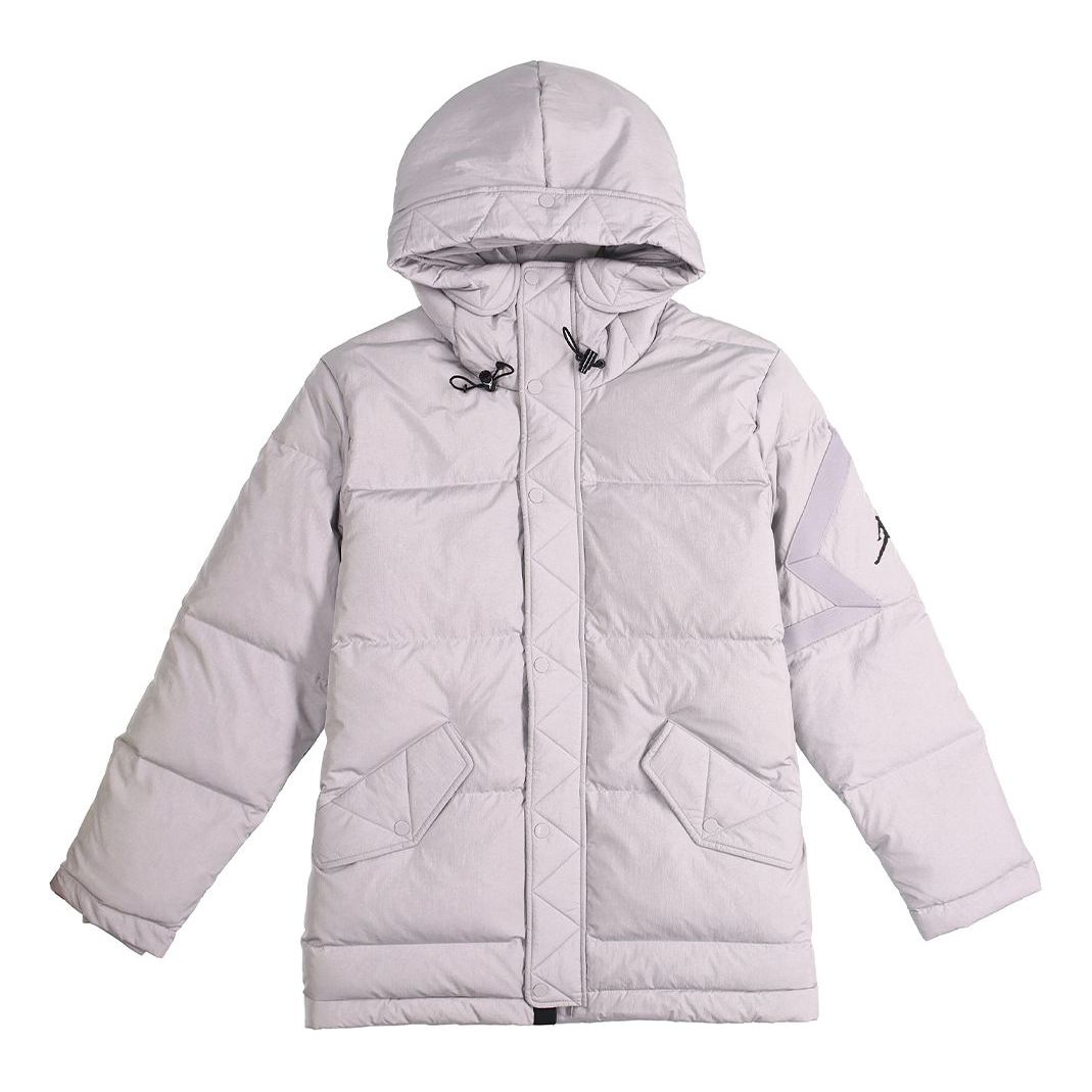 Пухо яке Jordan Jordan Wings Outdoor Mid-Length Hooded Down Jacket Сиво | BQ4171-059, 0