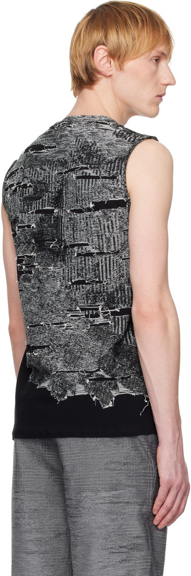 Пуловер Diesel Diesel K-Callisto Distressed Knit Vest Черно | A19222-0AFBV-900, 2