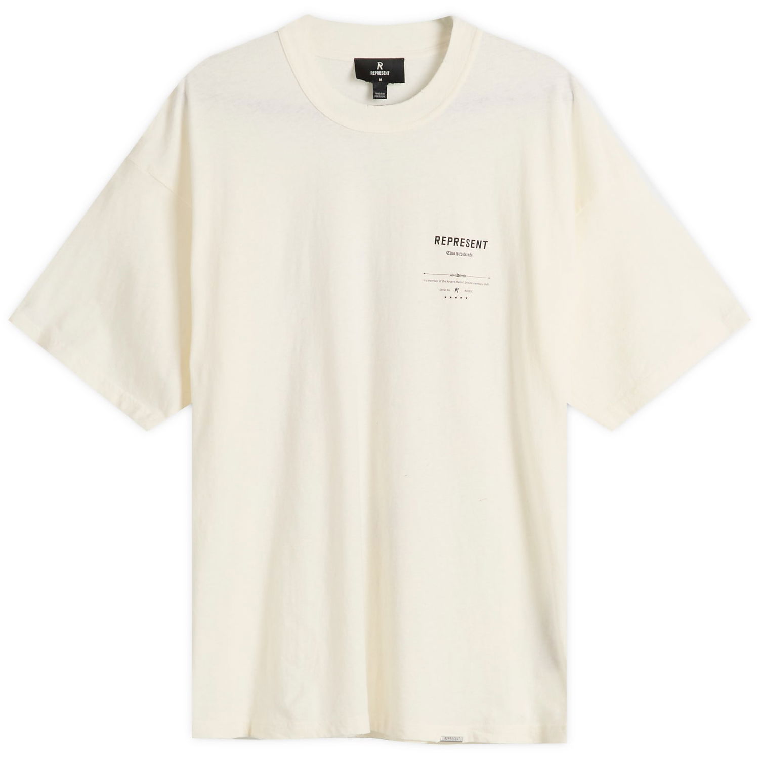 Тениска Represent Clo Revere Manor T-Shirt, Size X-Small Бяло | MLM100286-27, 0